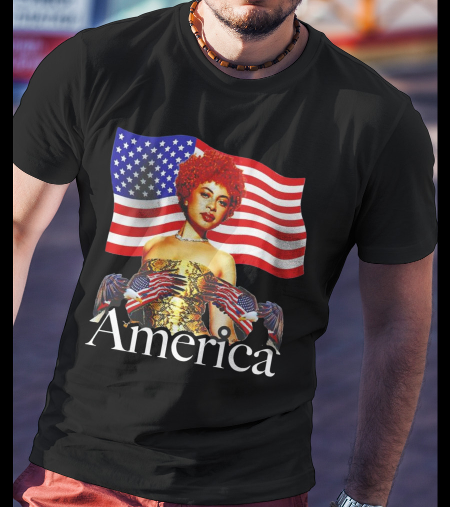 Ice Spice America United States Flag T-Shirt