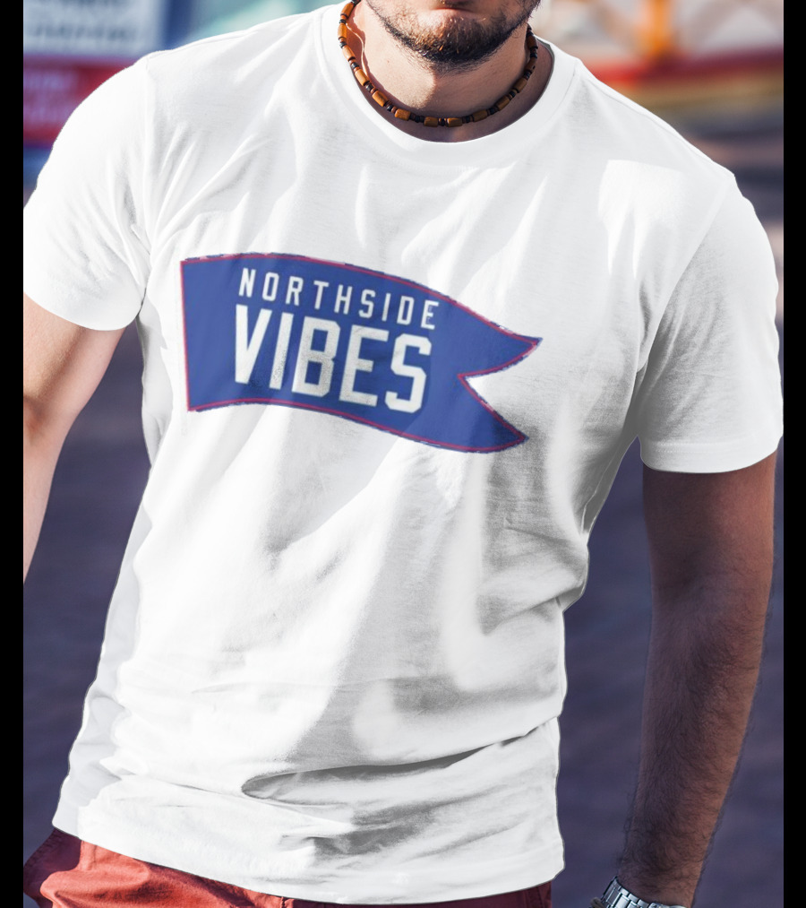 Northside Vibes Blue Flag Banner T-Shirt