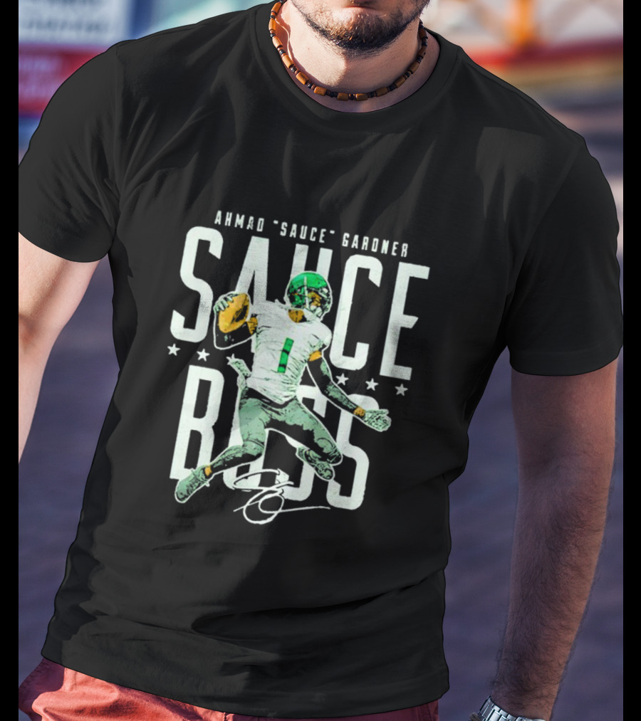 Ahmad Sauce Gardner Sauce Boss Football T-Shirt