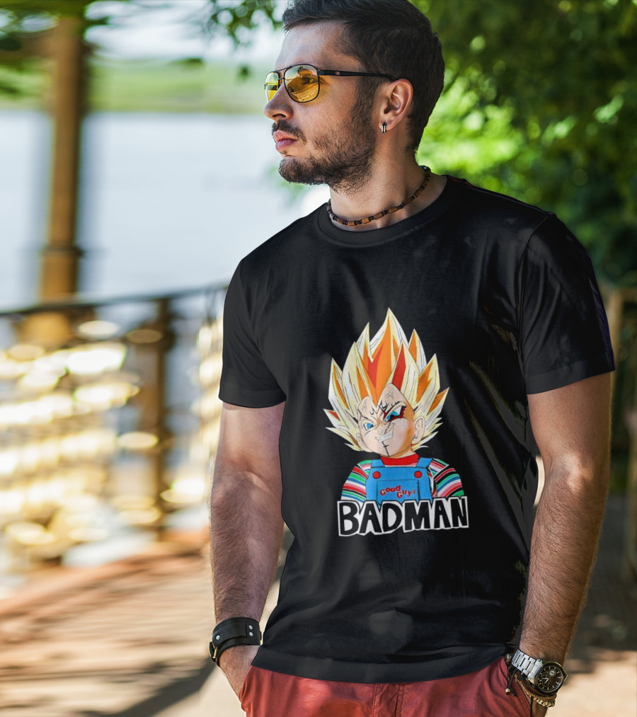Vegeta Badman Good Guys Mashup T-Shirt