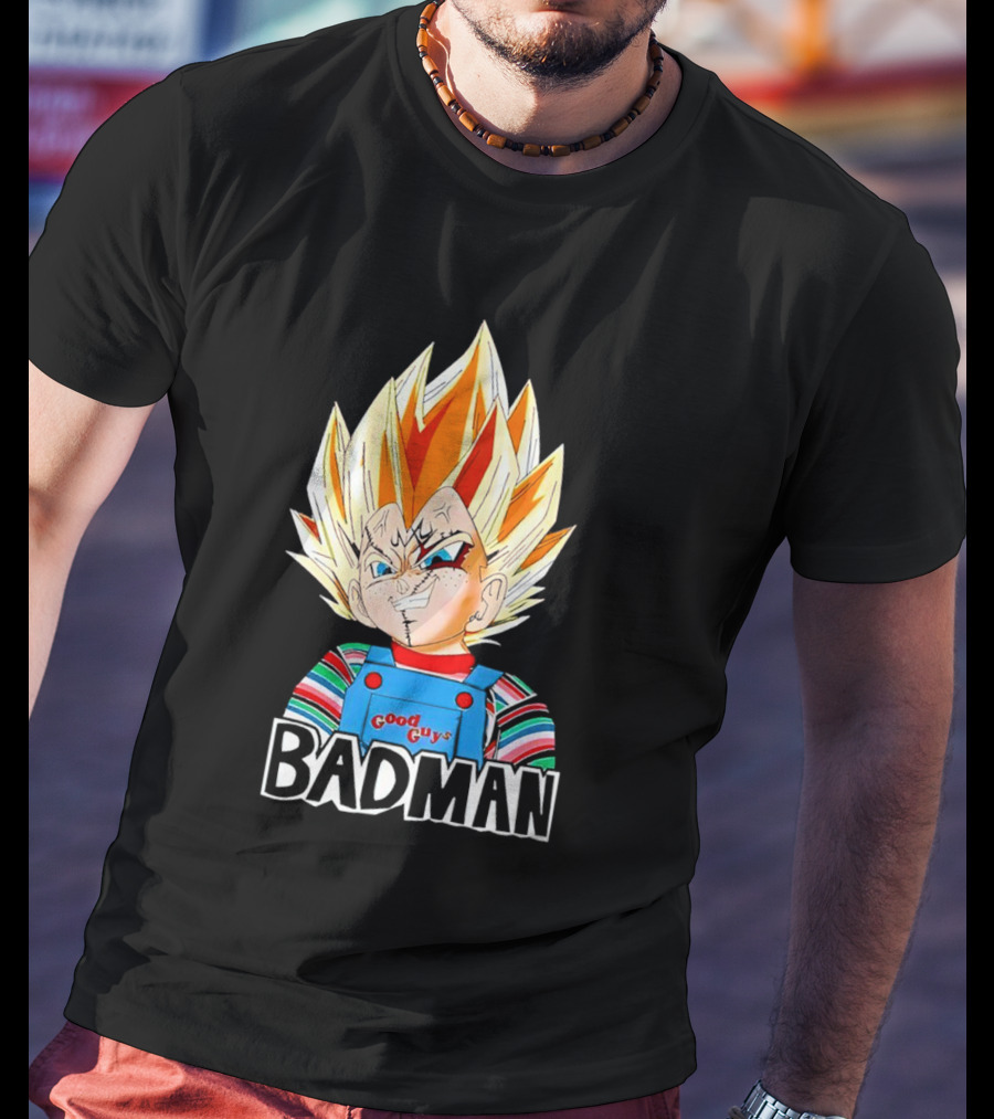 Vegeta Badman Good Guys Mashup T-Shirt