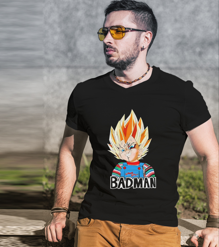Vegeta Badman Good Guys Mashup T-Shirt