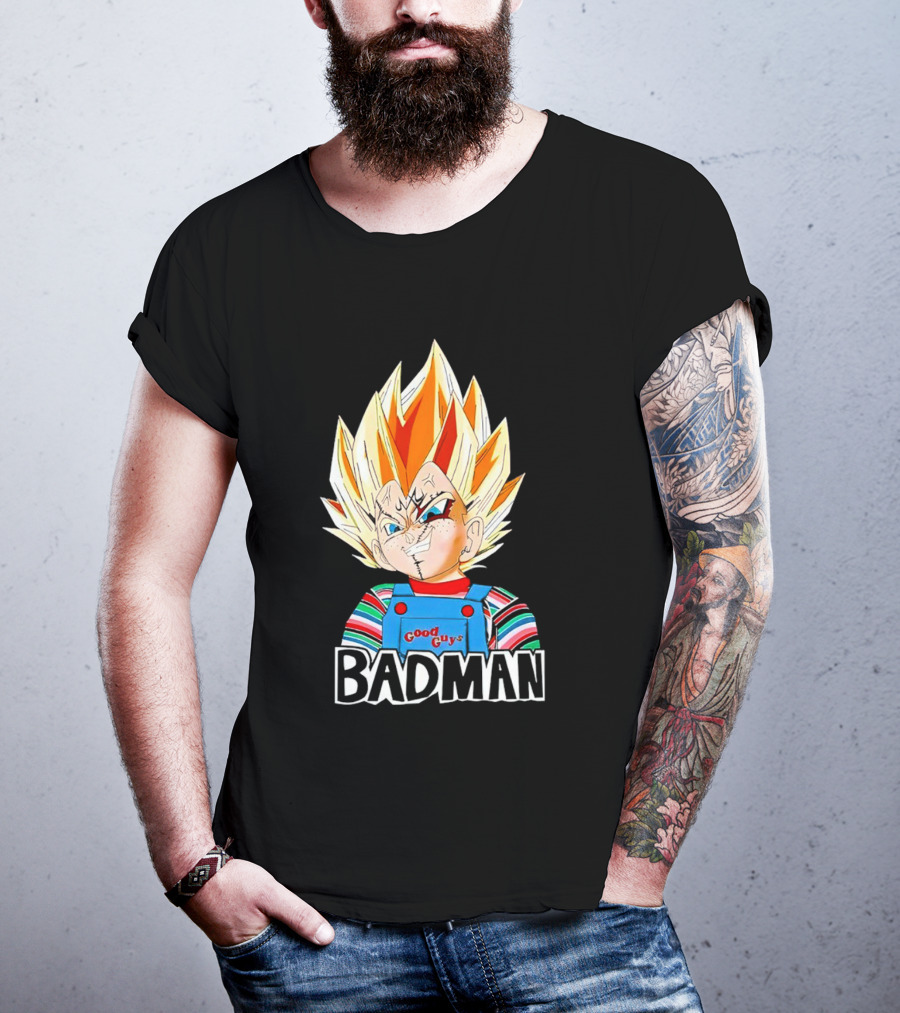 Vegeta Badman Good Guys Mashup T-Shirt