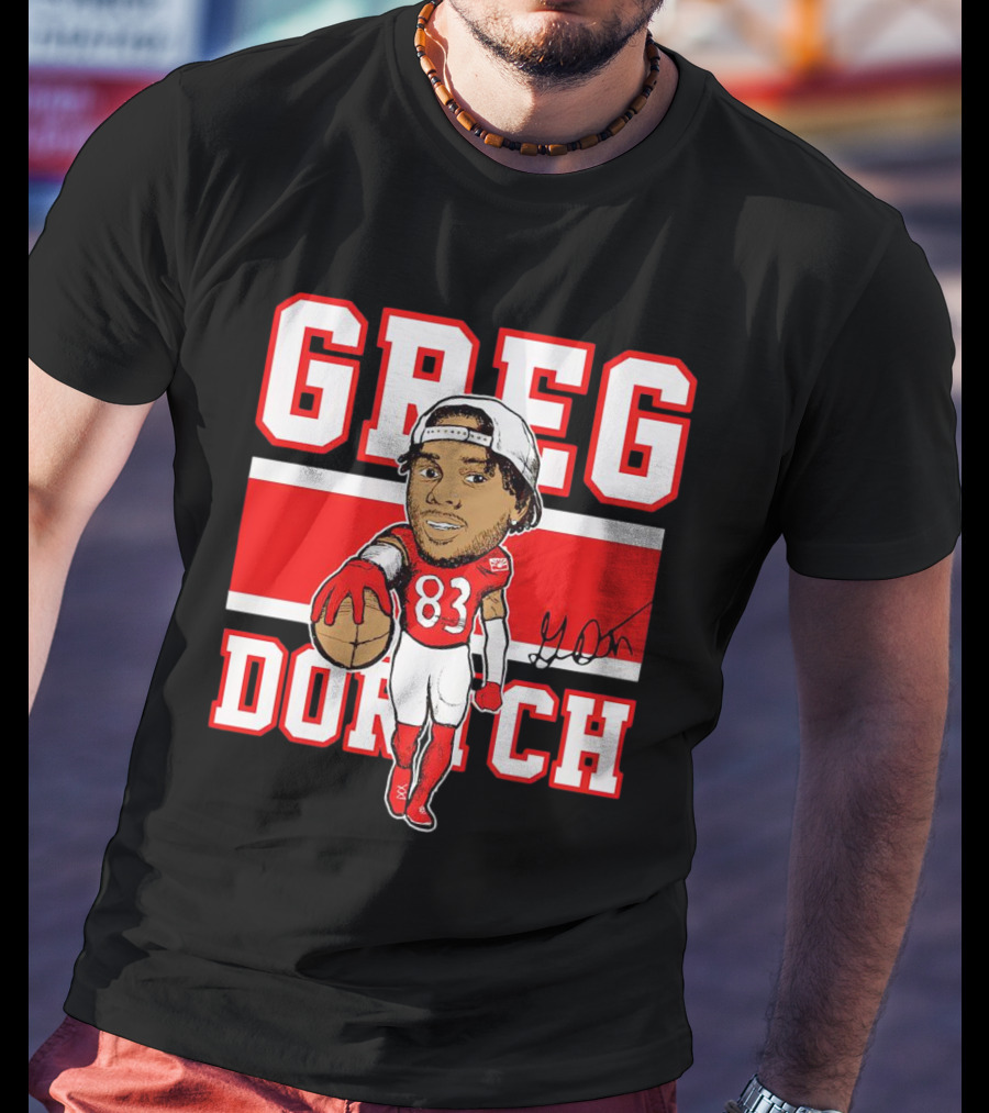 Greg Dortch 83 Arizona Cardinals Signature T-Shirt