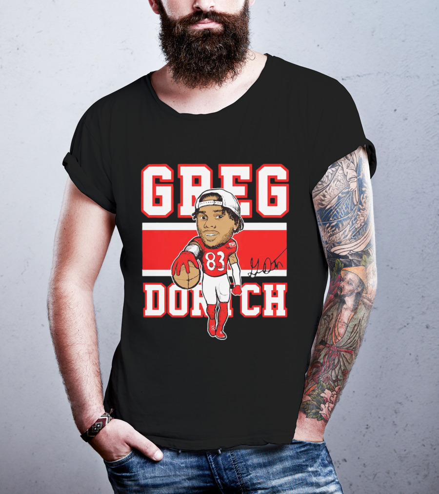 Greg Dortch 83 Arizona Cardinals Signature T-Shirt