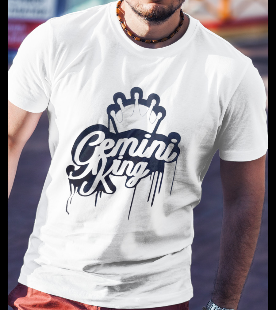 Gemini King Dripping Crown T-Shirt