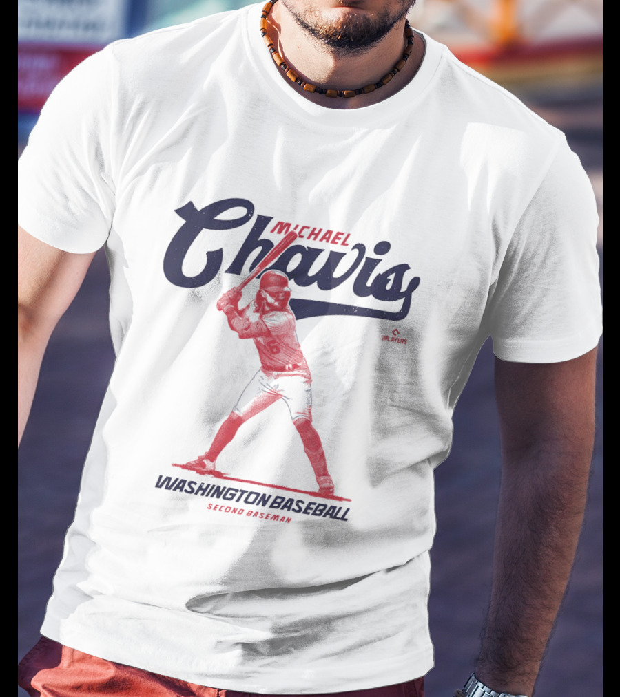 Michael Chavis Washington Baseball Second Baseman Player Vintage T-Shirt