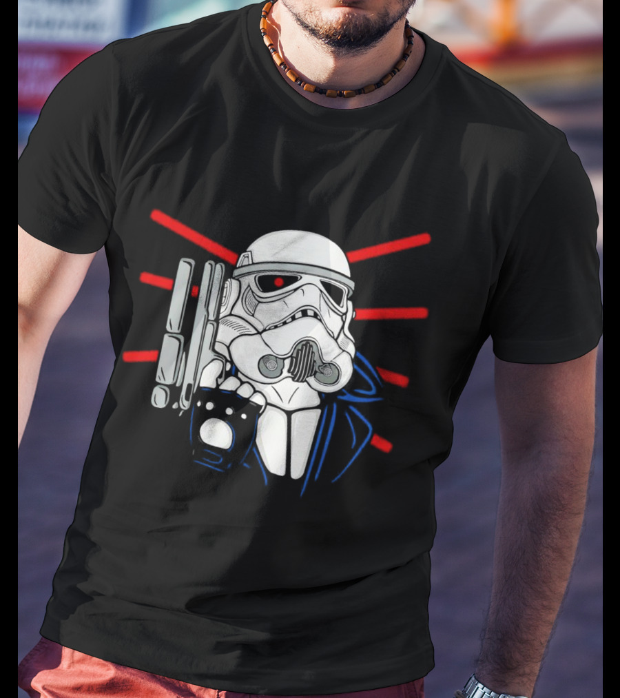 Star Wars Stormtrooper Meets The Terminator Mashup The Storminator T-Shirt