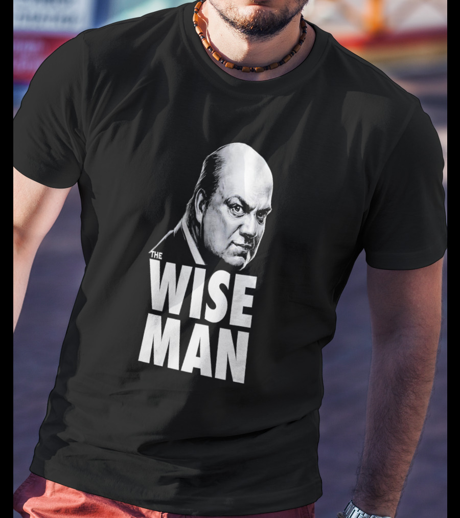 Paul Heyman The Wise Man Portrait WWE Acknowledgment T-Shirt