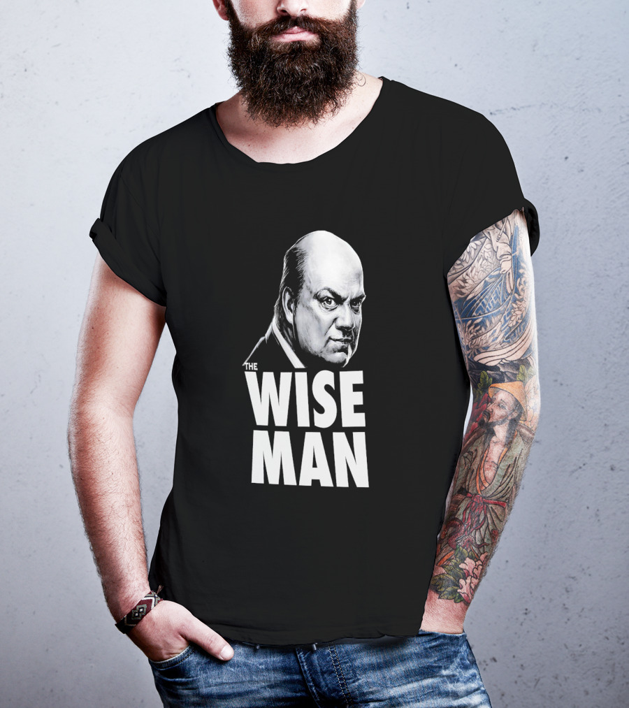 Paul Heyman The Wise Man Portrait WWE Acknowledgment T-Shirt