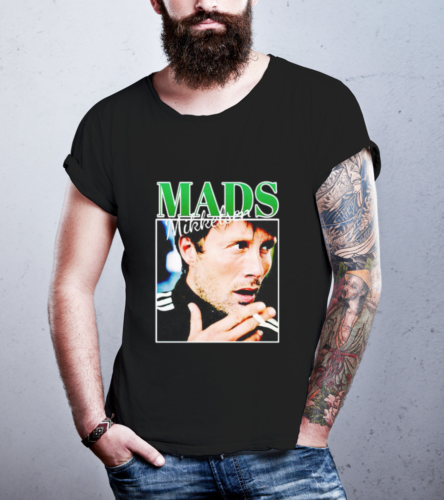 Mads Mikkelsen 90’s Vintage Style Hannibal Concept T-Shirt
