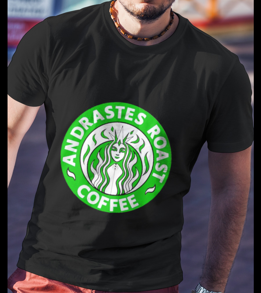 Andrastes Roast Coffee Inquisition Green T-Shirt