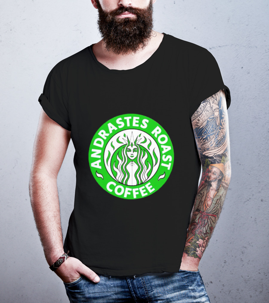 Andrastes Roast Coffee Inquisition Green T-Shirt