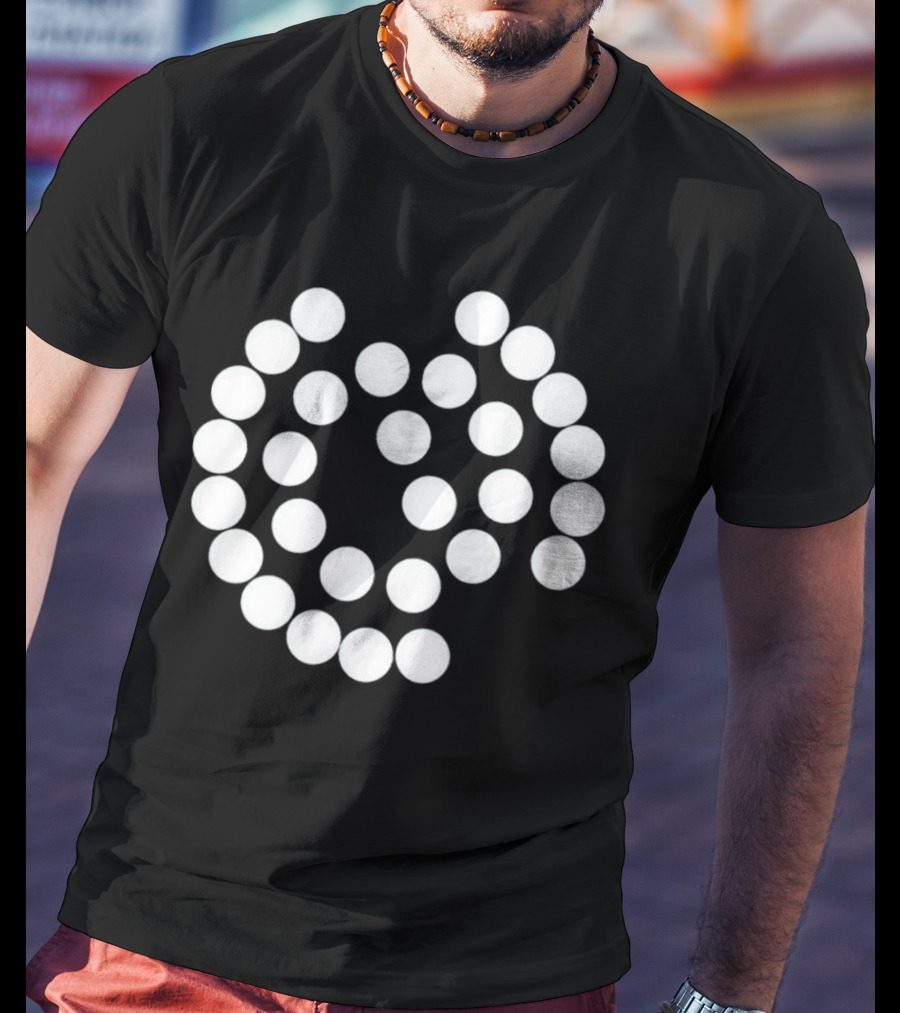 EV Fan Electric Vehicles Dotted Circle T-Shirt