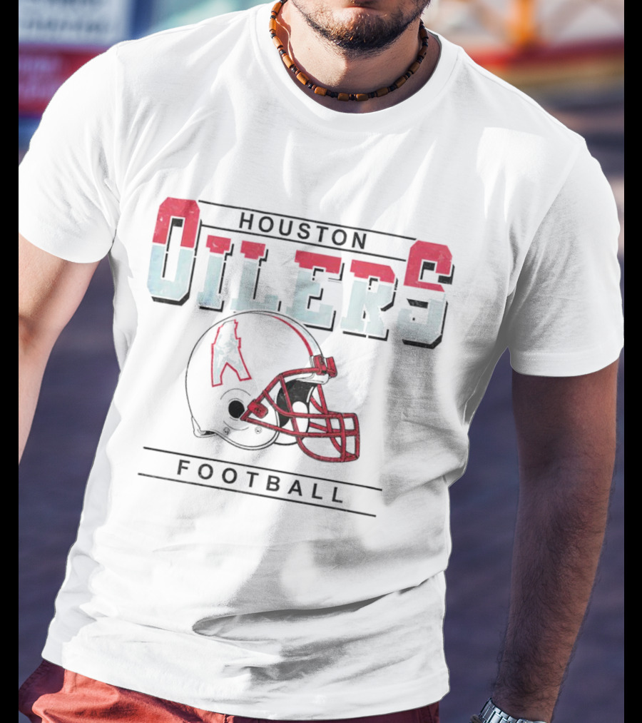 Houston Oilers Football Helmet T-Shirt