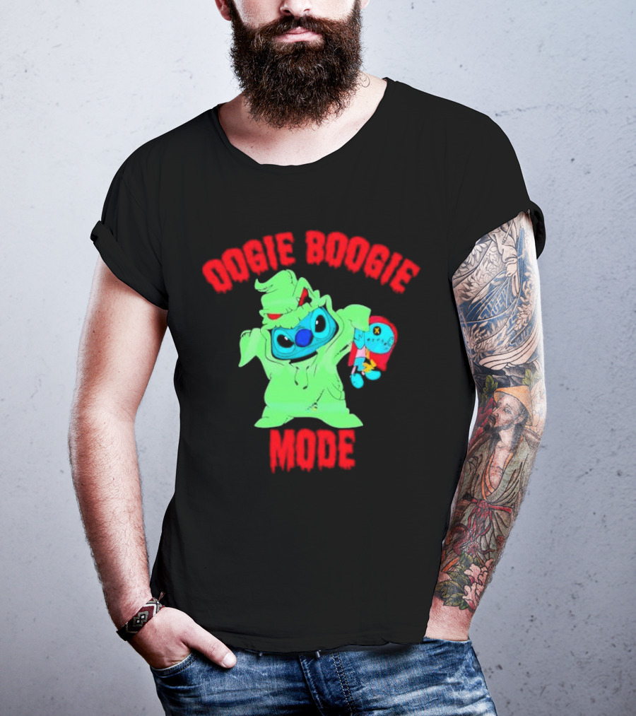 Stitch In Oogie Boogie Mode Halloween Voodoo Doll T-Shirt