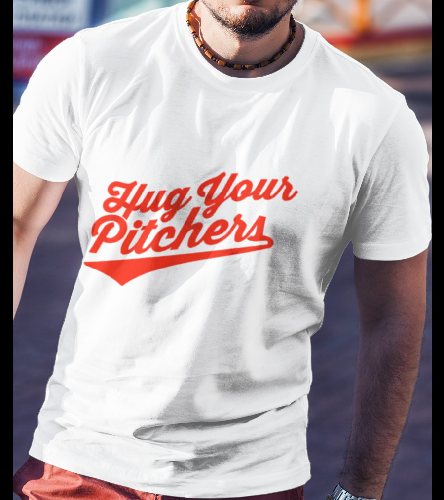 Baltimore Orioles Hug Your Pitchers Baseball Script T-Shirt