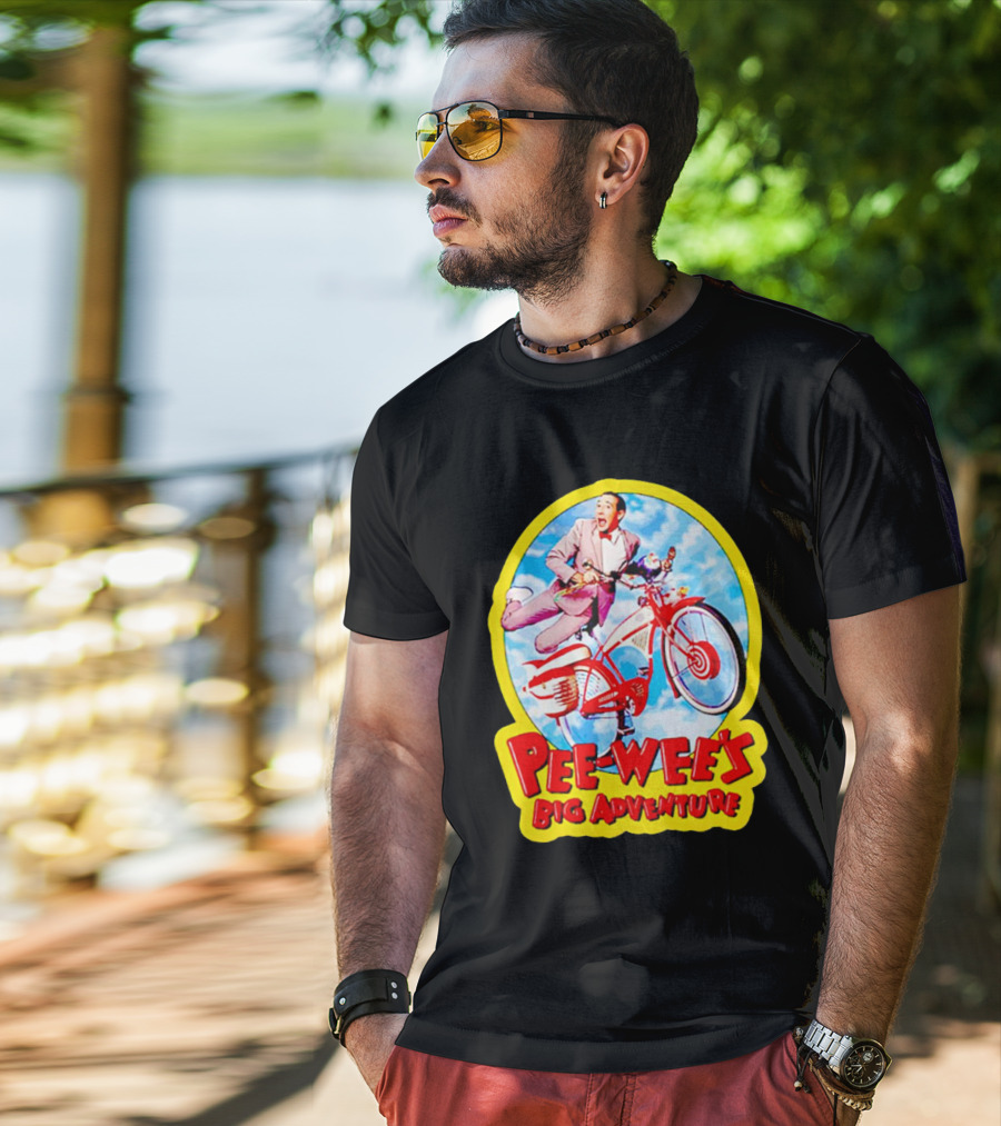 Pee Wee's Big Adventure Comedy Large Marge Bike Scene T-Shirt