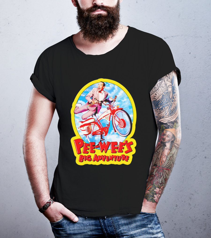 Pee Wee's Big Adventure Comedy Large Marge Bike Scene T-Shirt
