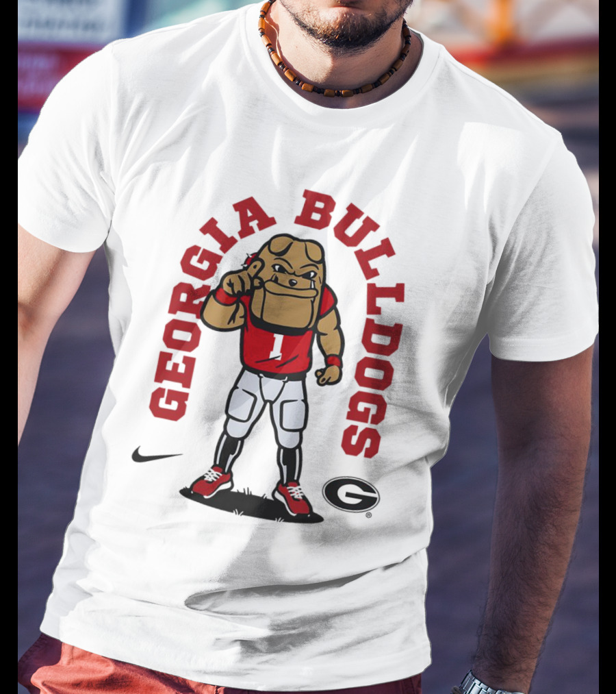 Georgia Bulldogs Mascot Athletic Bulldog T-Shirt