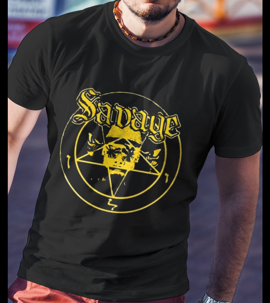 Savage Macho Man Randy Savage Venom Baphomet T-Shirt