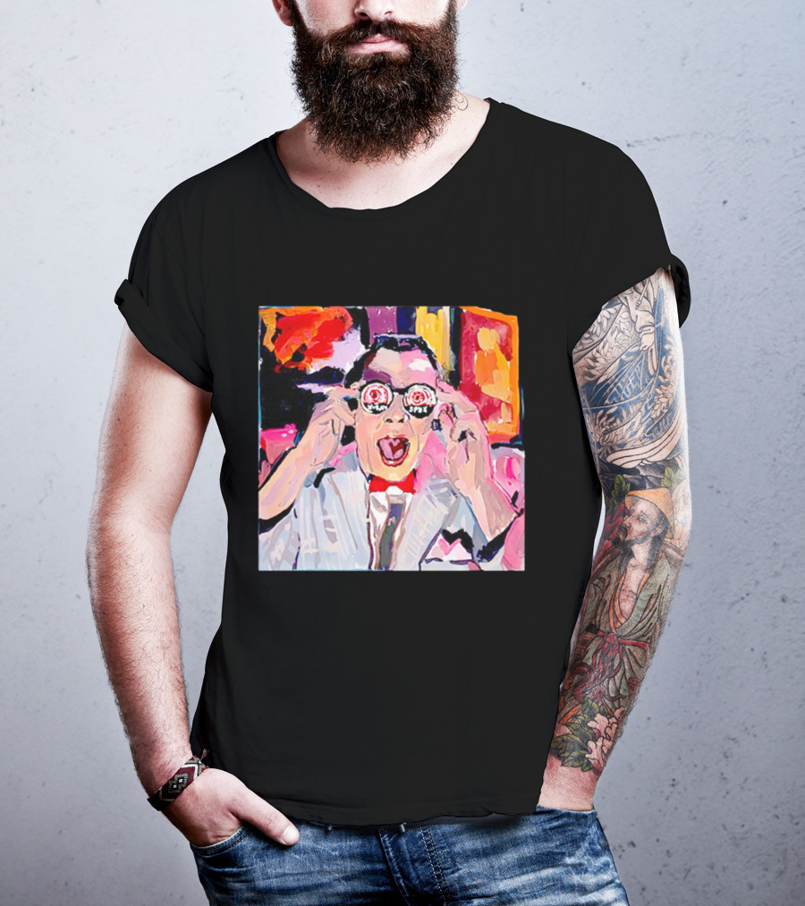 Pee Wee Herman 80s Jambi Playhouse Retro Glasses T-Shirt