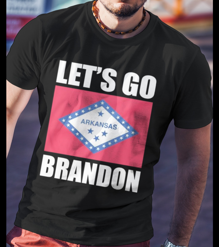 Let's Go Brandon Arkansas Flag T-Shirt