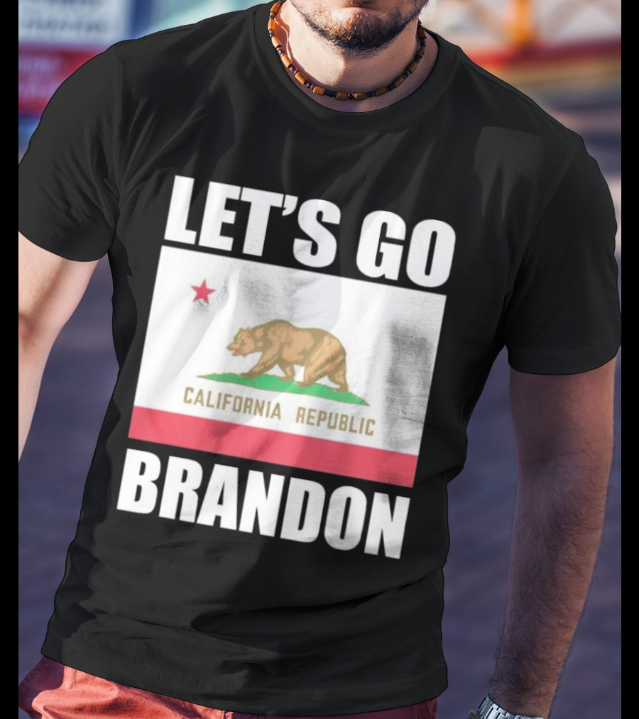 Let’s Go Brandon California Republic Flag T-Shirt