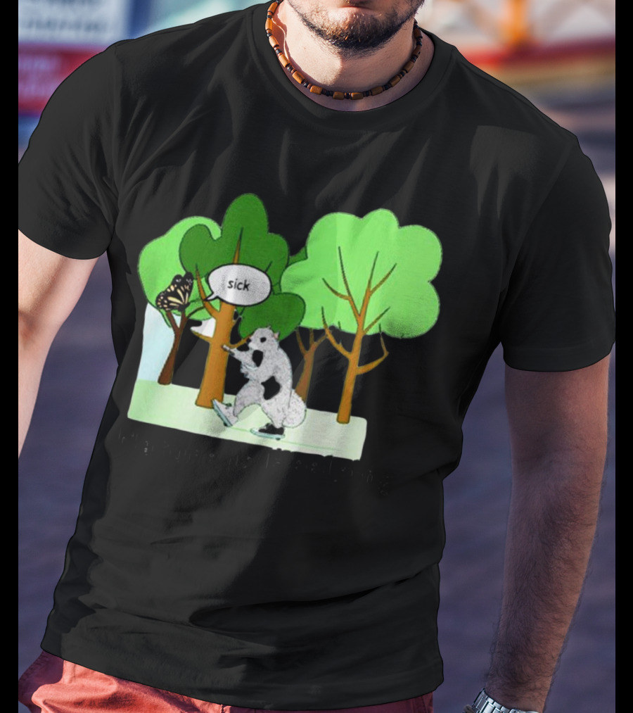 Nature Is Heelying Sick With Trees And Butterfly T-Shirt
