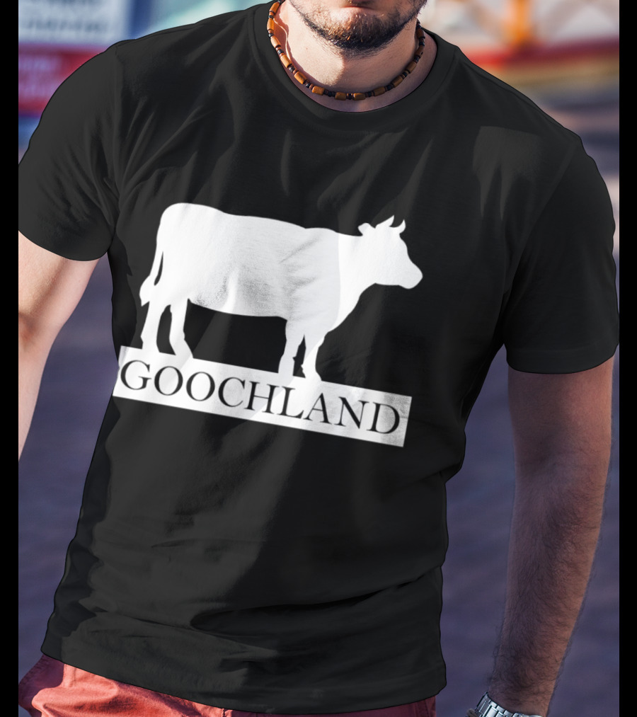 Goochland Cow Silhouette White T-Shirt