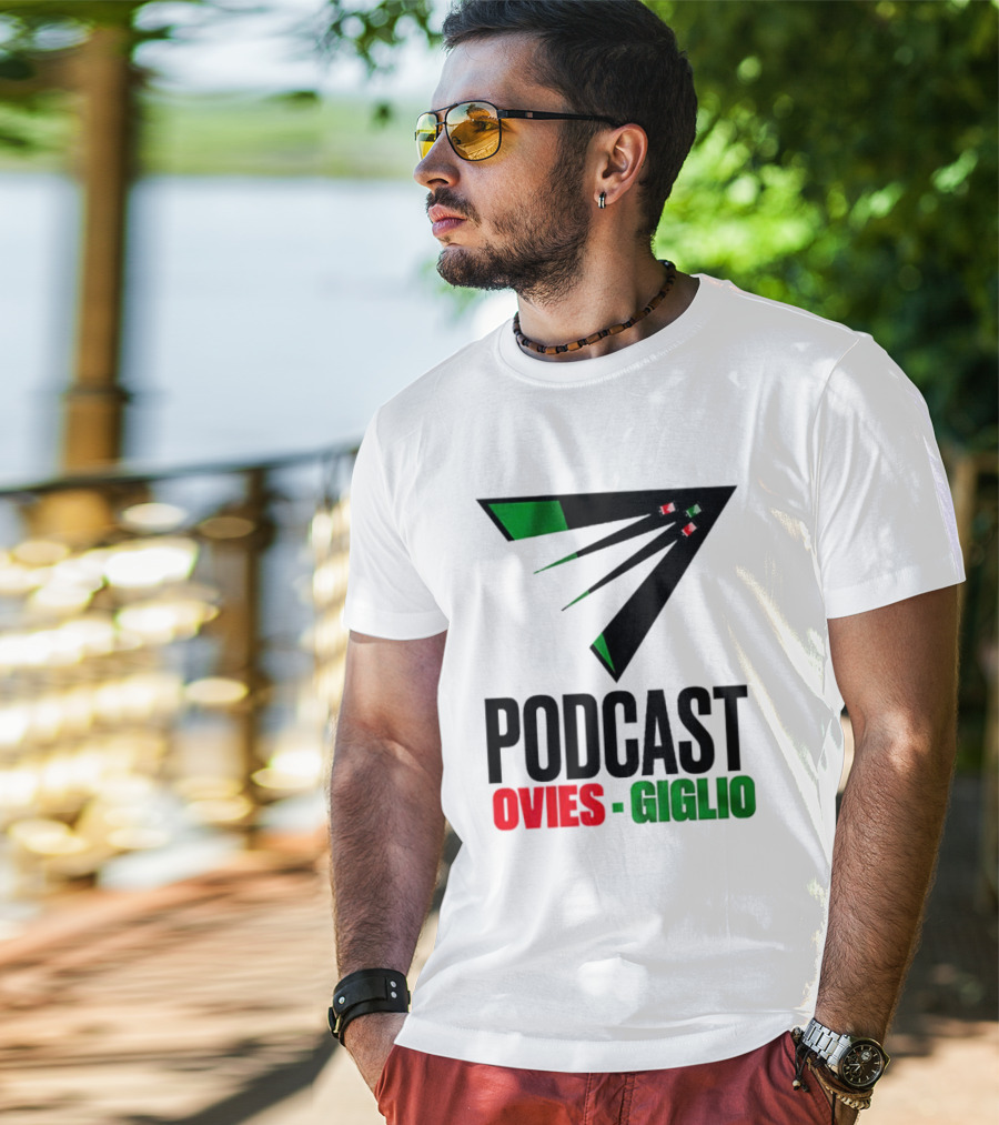 Podcasts Ovies Giglio Football Discussion With Triangular Color Stream T-Shirt