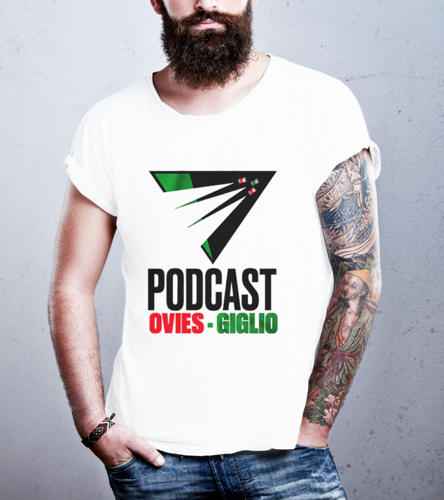 Podcasts Ovies Giglio Football Discussion With Triangular Color Stream T-Shirt