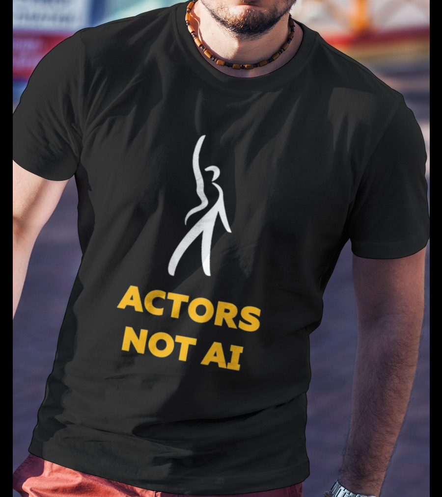 Actors Not AI Striking Pose T-Shirt