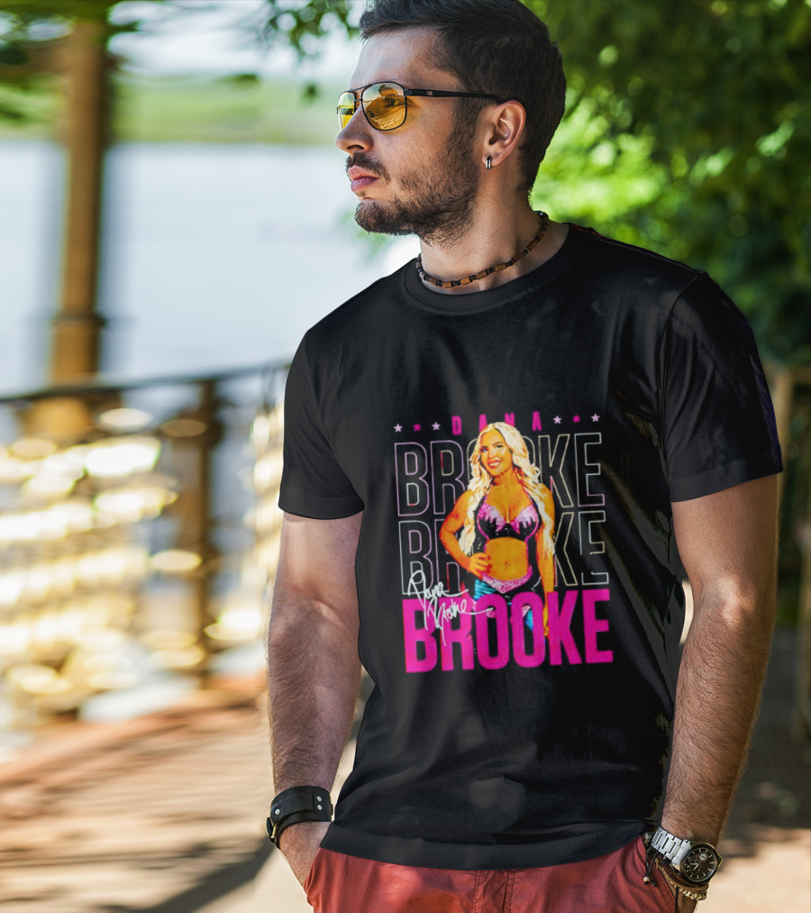Dana Brooke Signature Name Repeat T-Shirt