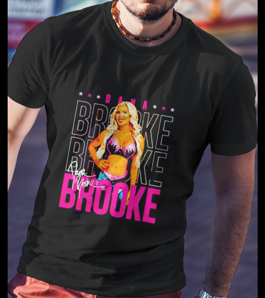 Dana Brooke Signature Name Repeat T-Shirt