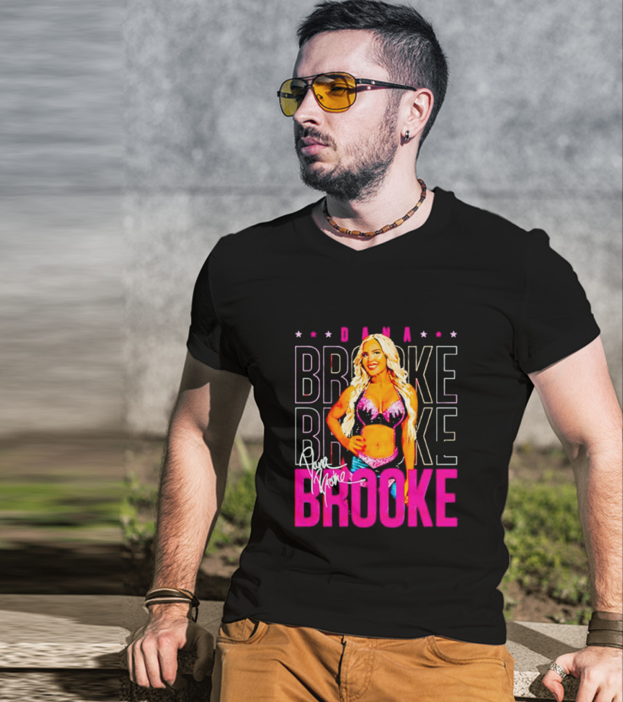 Dana Brooke Signature Name Repeat T-Shirt