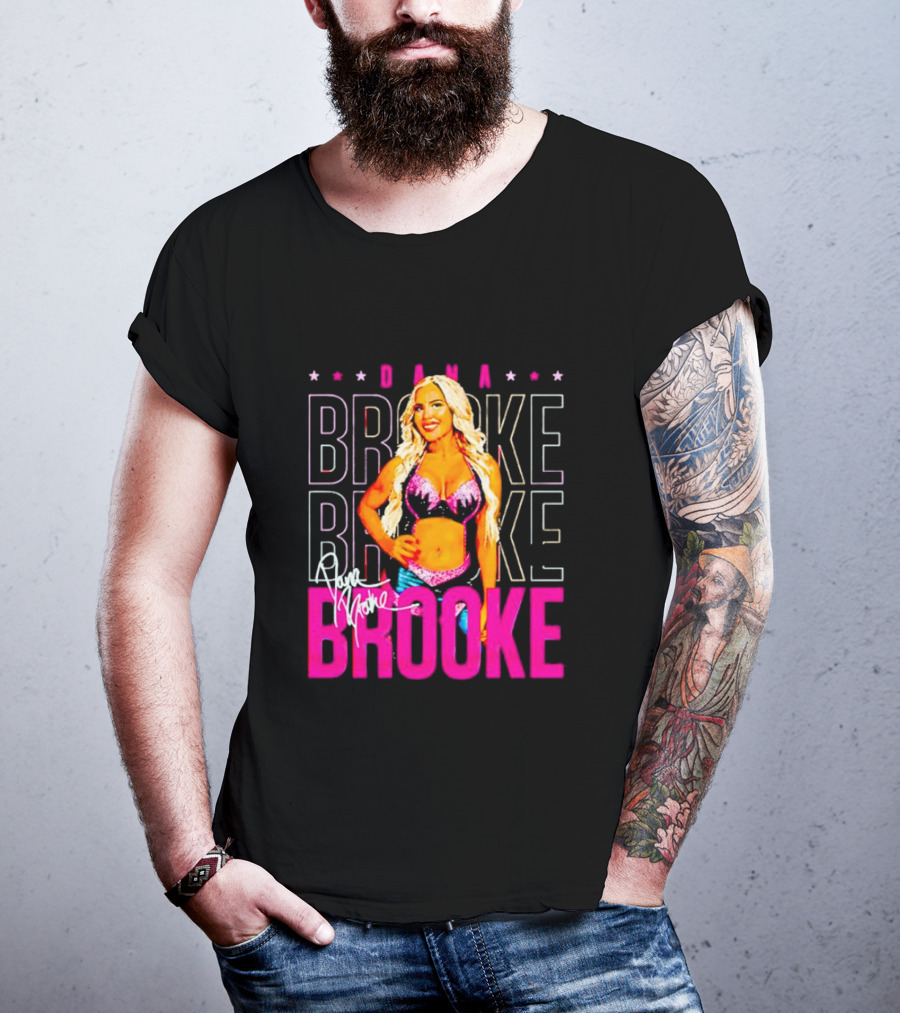 Dana Brooke Signature Name Repeat T-Shirt