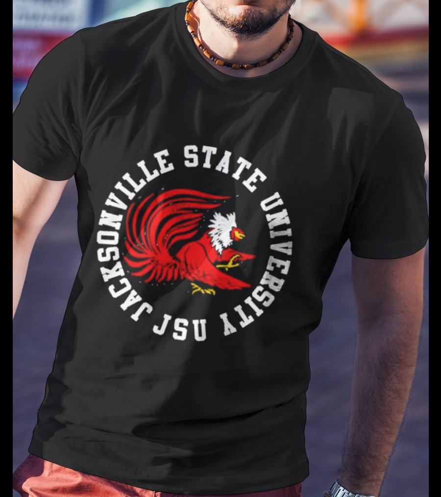 Jacksonville State University JSU Gamecocks Rooster Logo Alabama T-Shirt