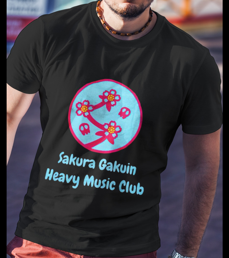 Sakura Gakuin Heavy Music Club Cherry Blossom Skulls T-Shirt