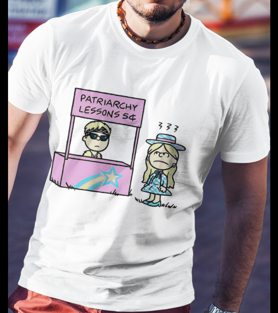 Patriarchy Lessons 5¢ Barbie Peanuts T-Shirt