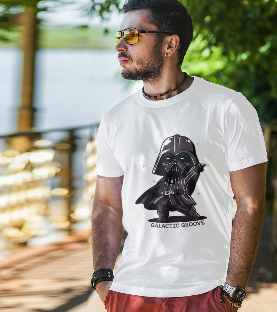 Galactic Groove Dancing Vader Disco Star Wars T-Shirt
