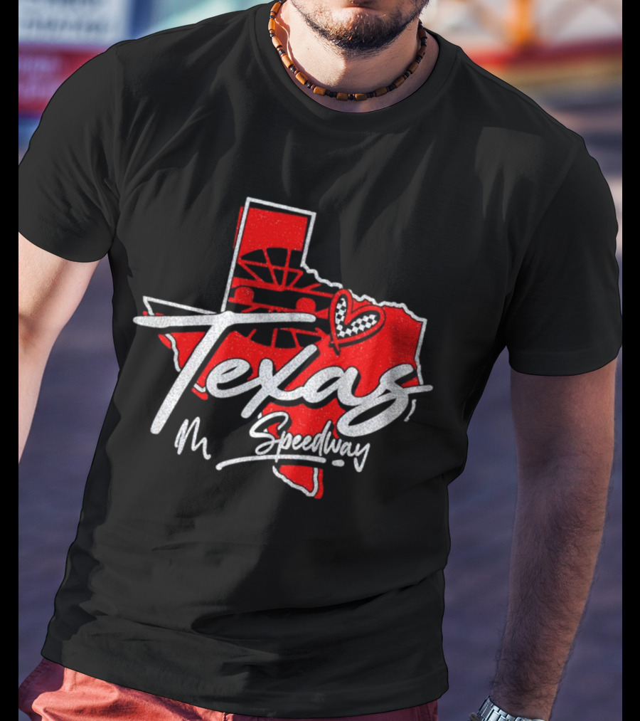 Texas Speedway Love Racing Heart T-Shirt