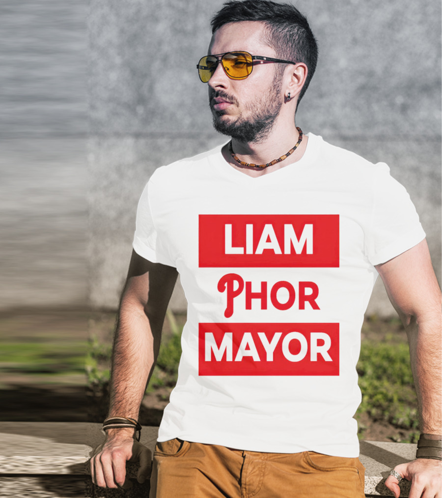 LIAM PHOR MAYOR Philadelphia Phillies T-Shirt