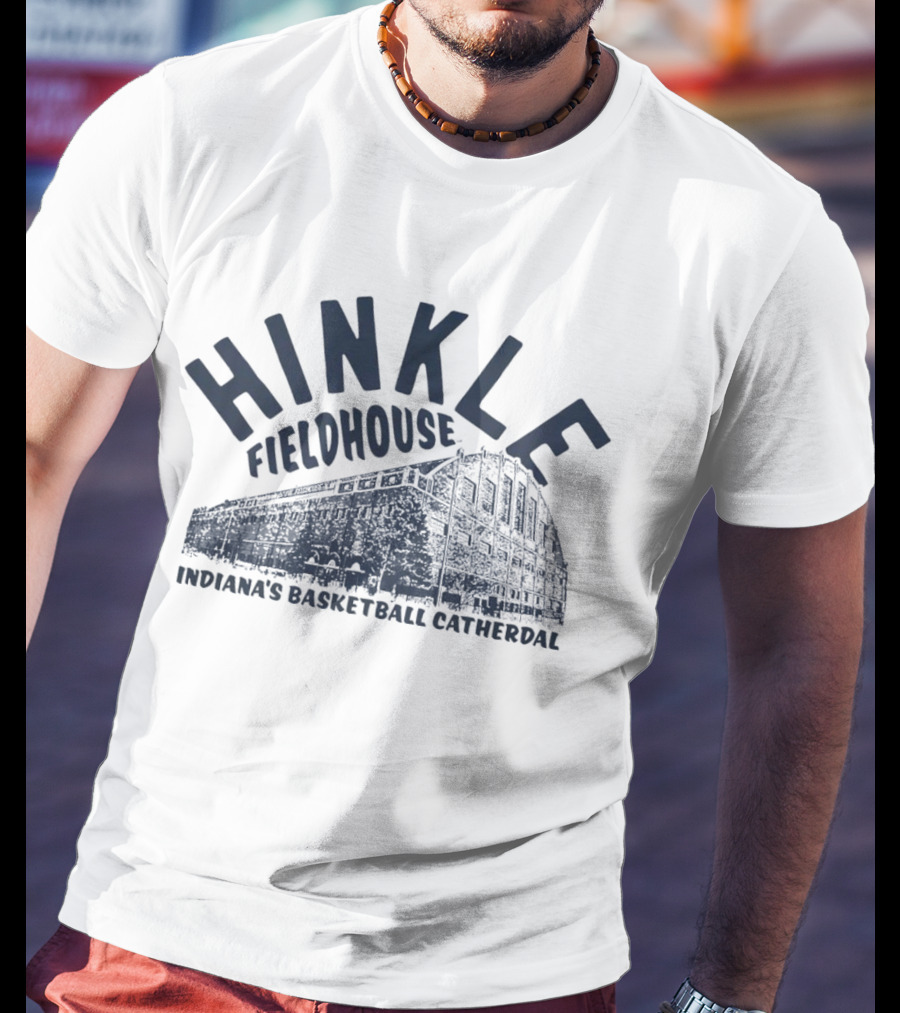 Hinkle Fieldhouse Indiana's Basketball Cathedral T-Shirt
