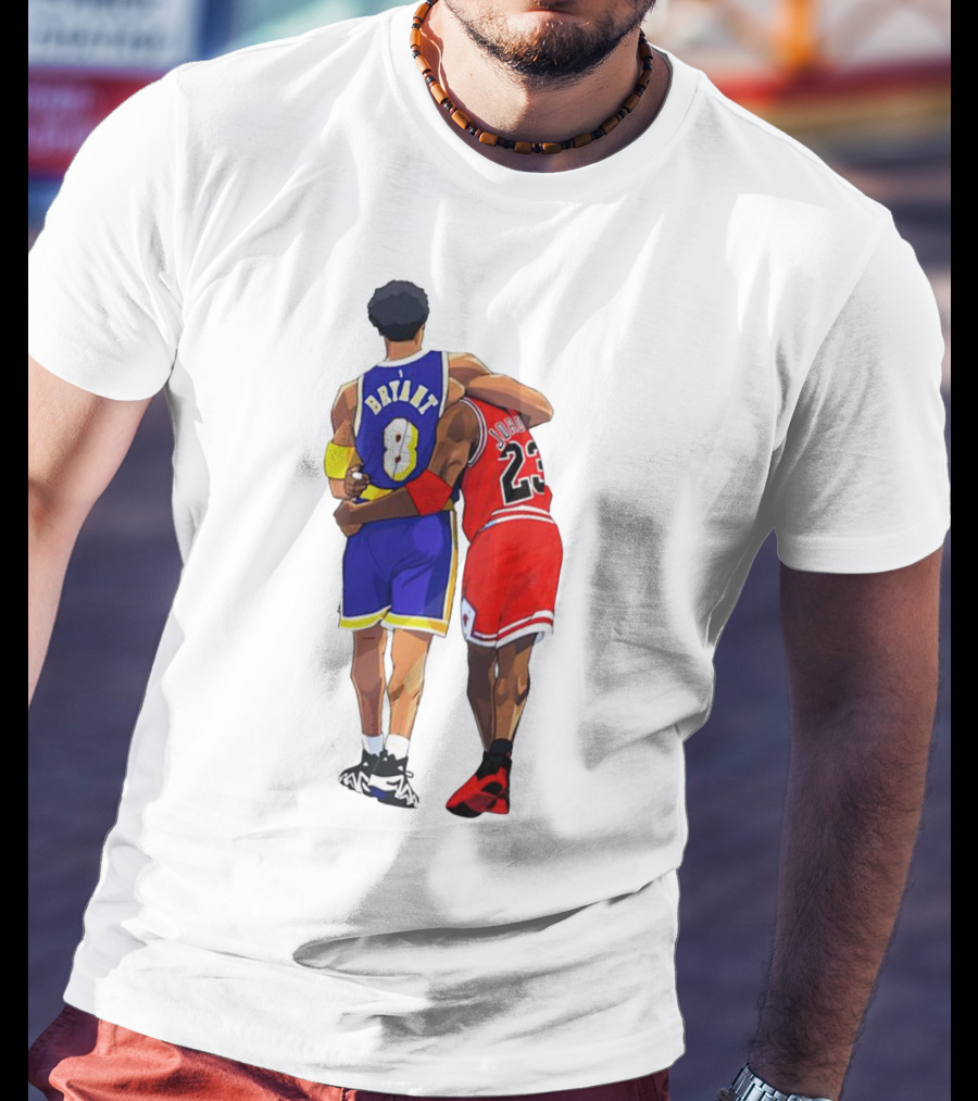Kobe Bryant Michael Jordan Forever 8 23 Lakers Bulls T-Shirt