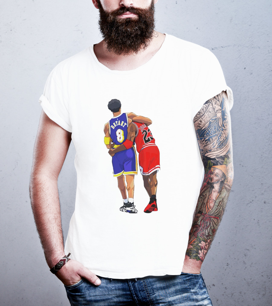 Kobe Bryant Michael Jordan Forever 8 23 Lakers Bulls T-Shirt