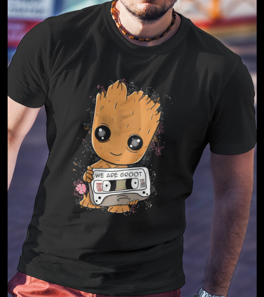 Cute We Are Groot Cassette Adorable T-Shirt