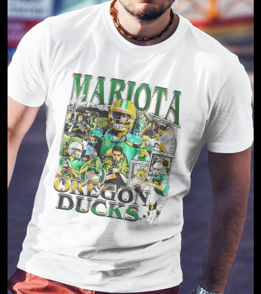 Mariota Oregon Ducks Football Legend T-Shirt