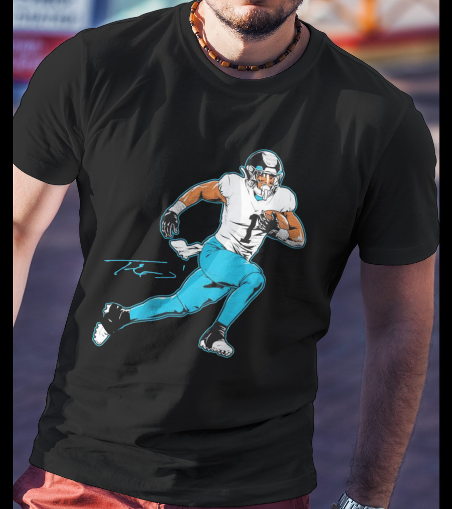 Travis Etienne Jacksonville Jaguars Signature Pose T-Shirt
