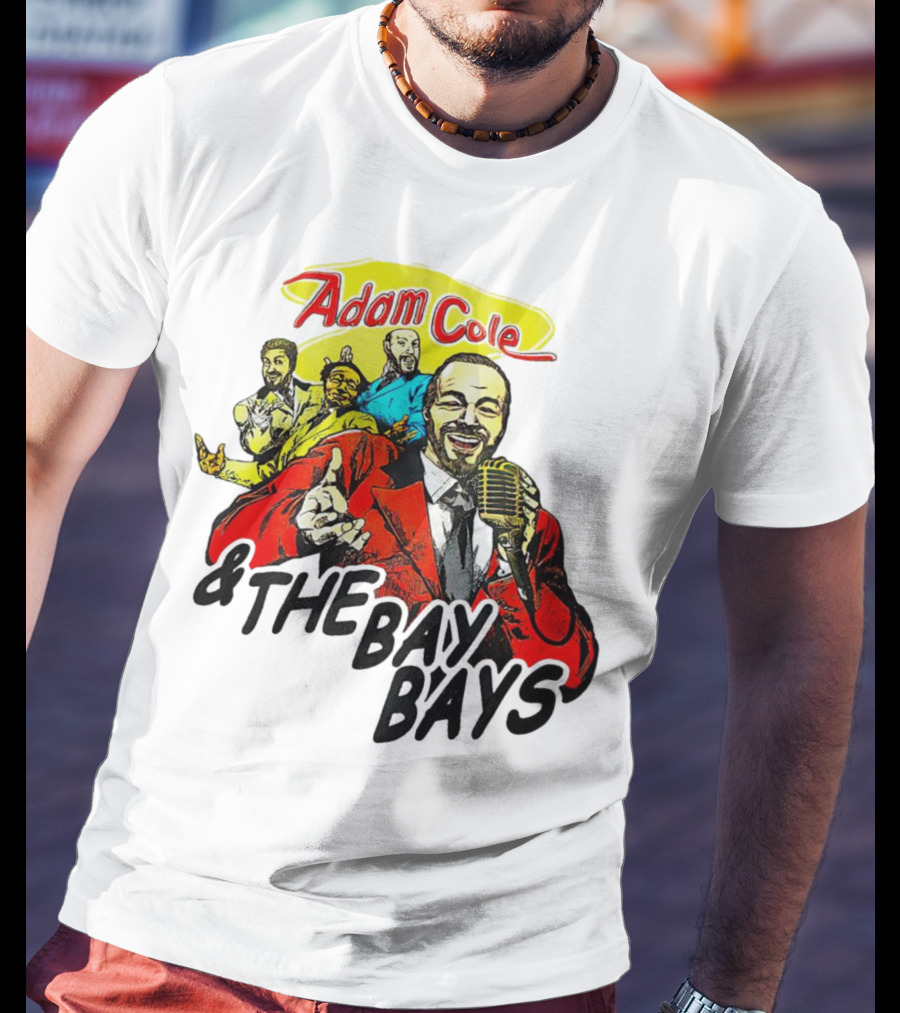 Adam Cole And The Bay Bays Retro Singers Comic T-Shirt
